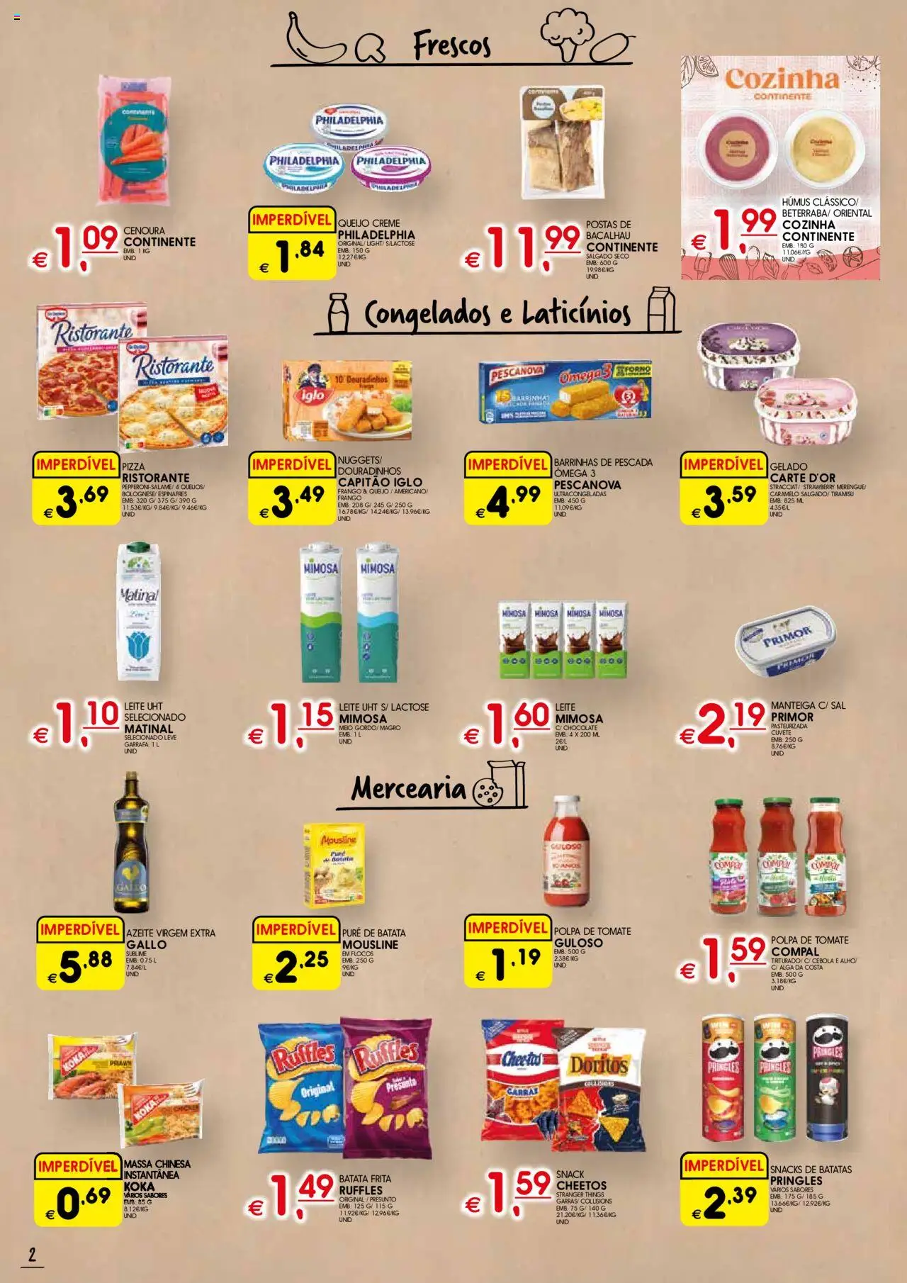 Meu Super folheto Madeira │ válido de 18.09.2025 | Página: 2 | Produtos: Azeite, Pescada, Sal, Flocos