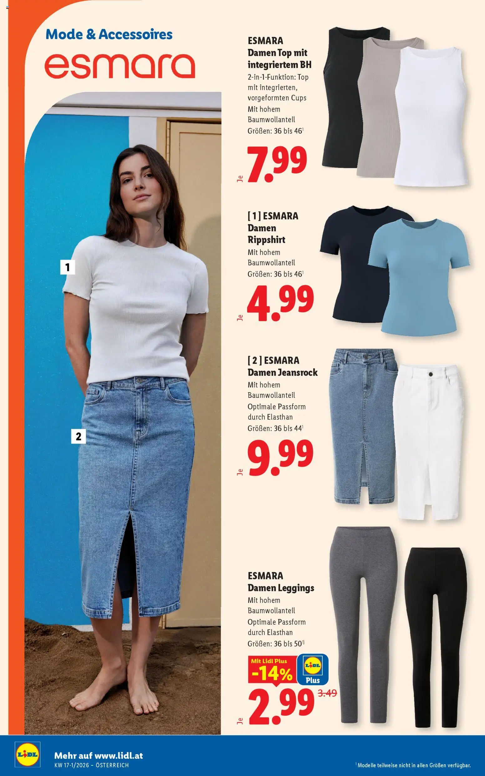 Lidl Flugblatt - Oberpullendorf, Güssing, Oberwart gültig ab 16.04.2026 | Seite: 29 | Produkte: BH, Leggings