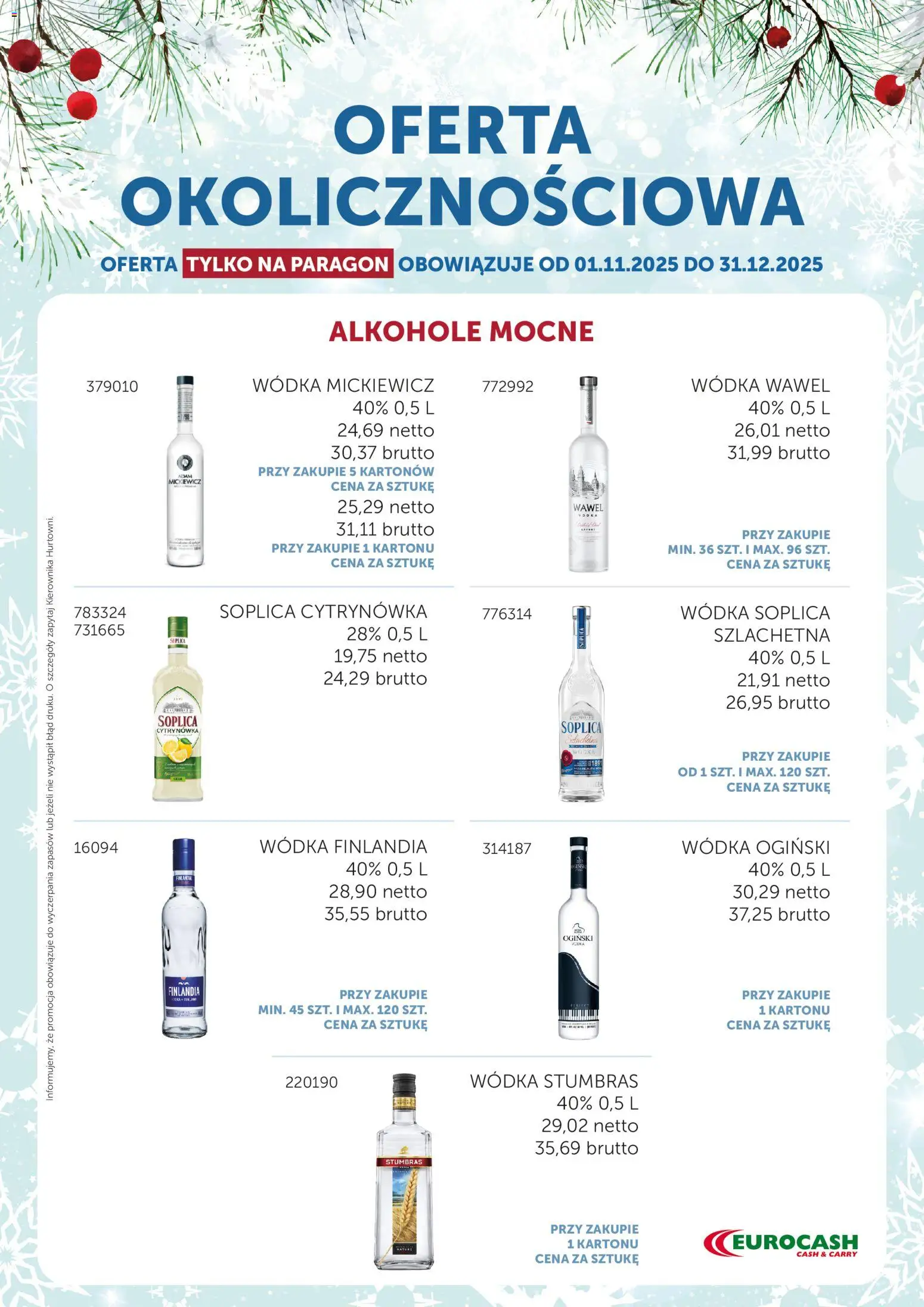 Eurocash Gazetka - Oferta Okolicznościowa od 01.11.2025 | Strona: 1