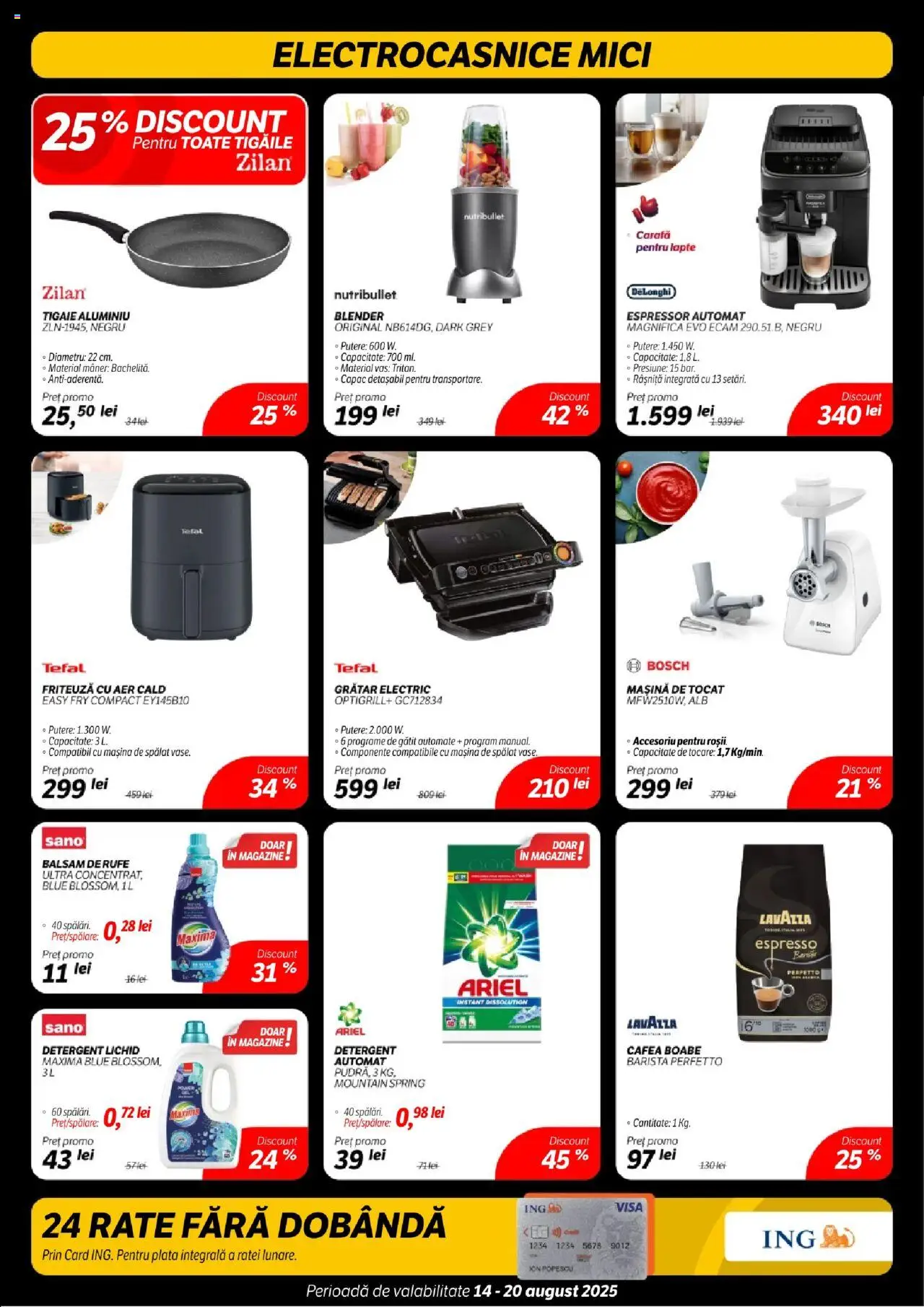 Catalog Flanco – valabil de la 14.08.2025 | Pagină: 19 | Produse: Blender, Friteuză, Mâner, Detergent
