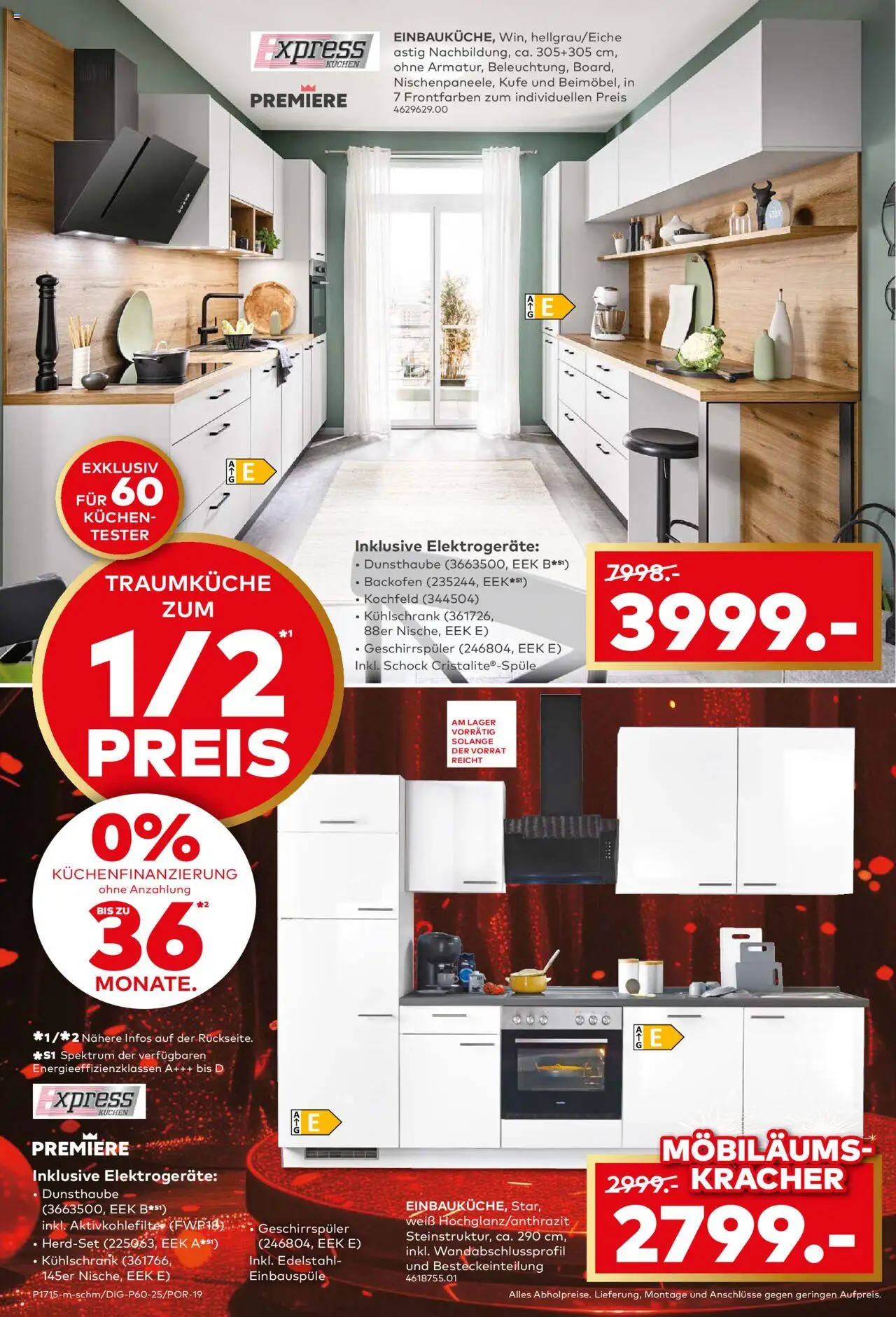 Porta! 60 Küchentester gesucht - Braunschweig – gültig ab 12.10.2025 | Seite: 8 | Produkte: Geschirrspüler, Kühlschrank, Backofen, Kuchen