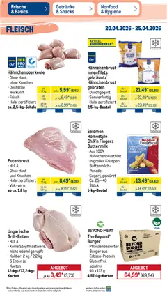 Metro Prospekt 	 ab 20.04.2026 gültig | Seite: 5 | Produkte: Buttermilch, Burger, Fleisch, Hahnchenbrust