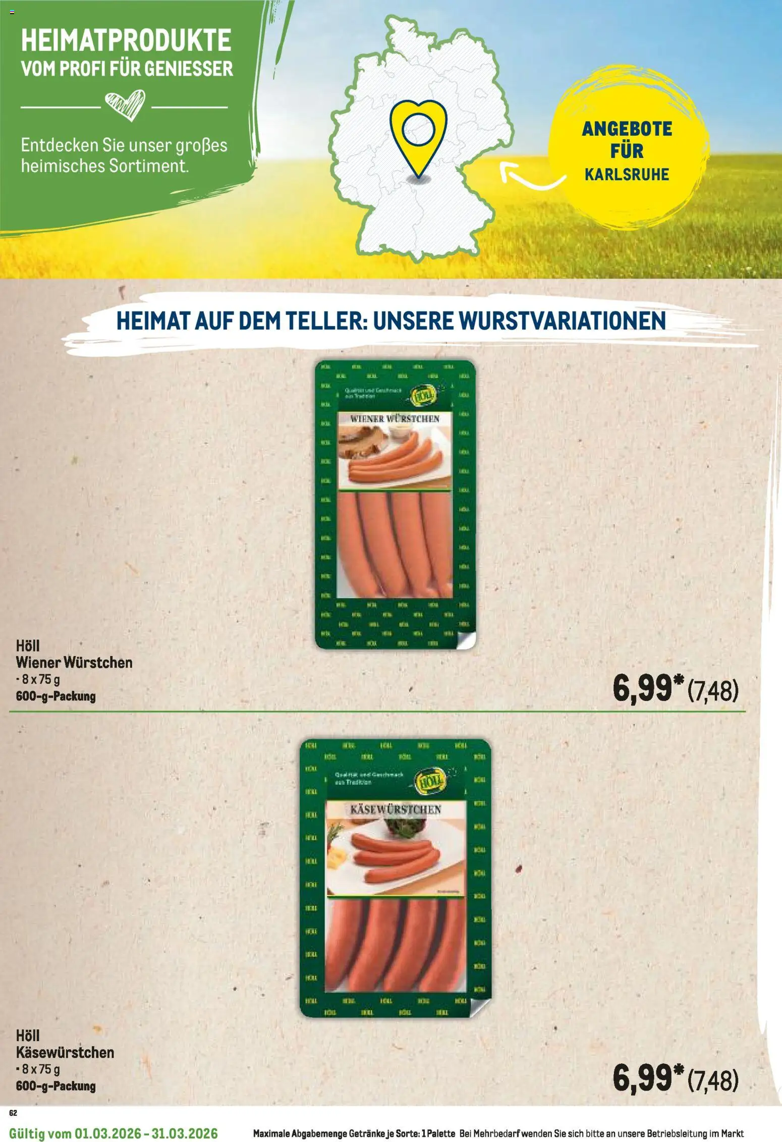 Metro Regionaler Flyer – gültig ab 01.03.2026 | Seite: 110 | Produkte: Wiener wurstchen