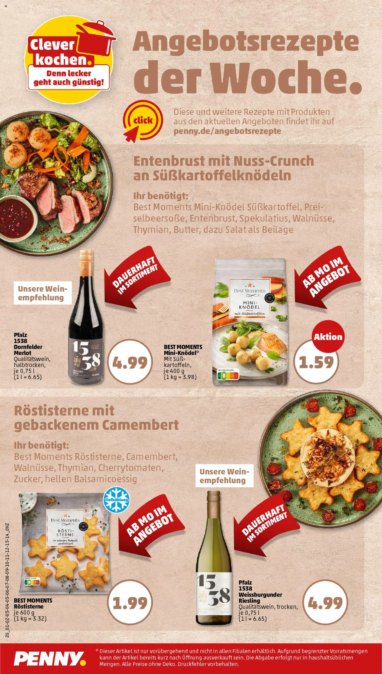 Penny Prospekt 	 – gültig ab 03.11.2025 | Seite: 22 | Produkte: Merlot, Wein, Salat