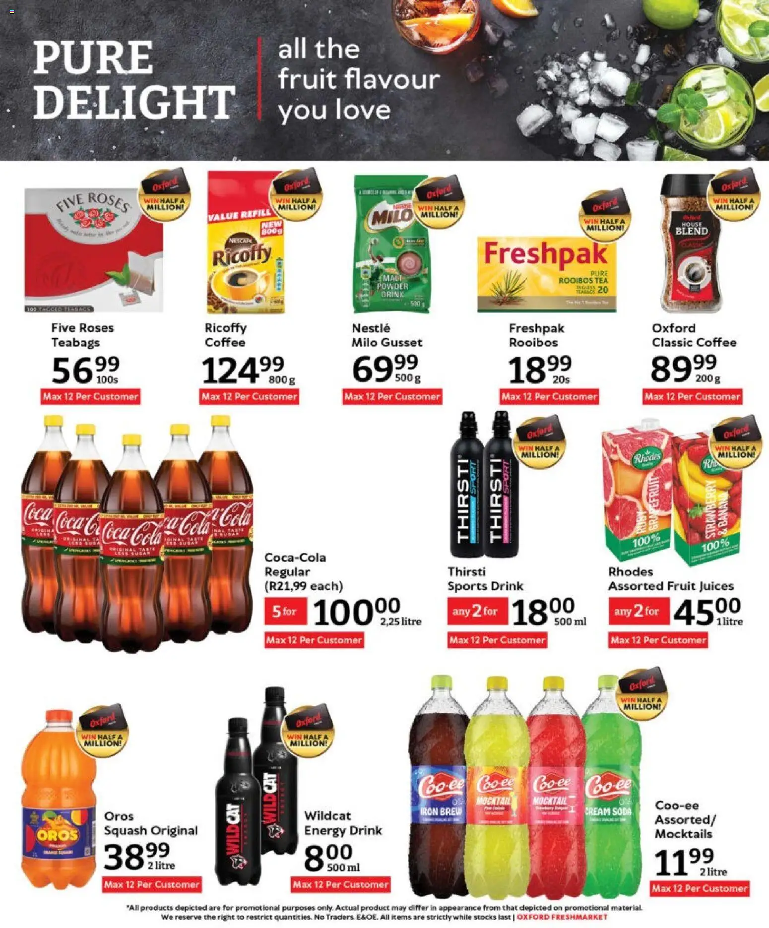New Oxford Freshmarket catalogue – valid from 05.11.2025 | Page: 10 | Products: Squash, Powder, Tea, Fruit