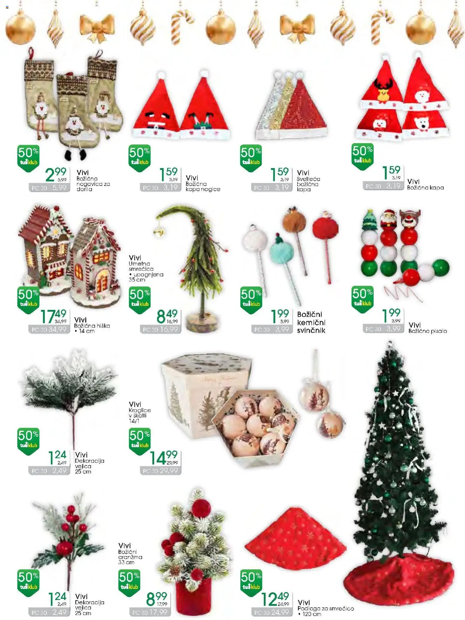 Novi Tuš drogerija katalog ponudbe – veljaven od 03.12.2025 | Stran: 3 | Izdelki: Svinčnik, Podloga, Kapa