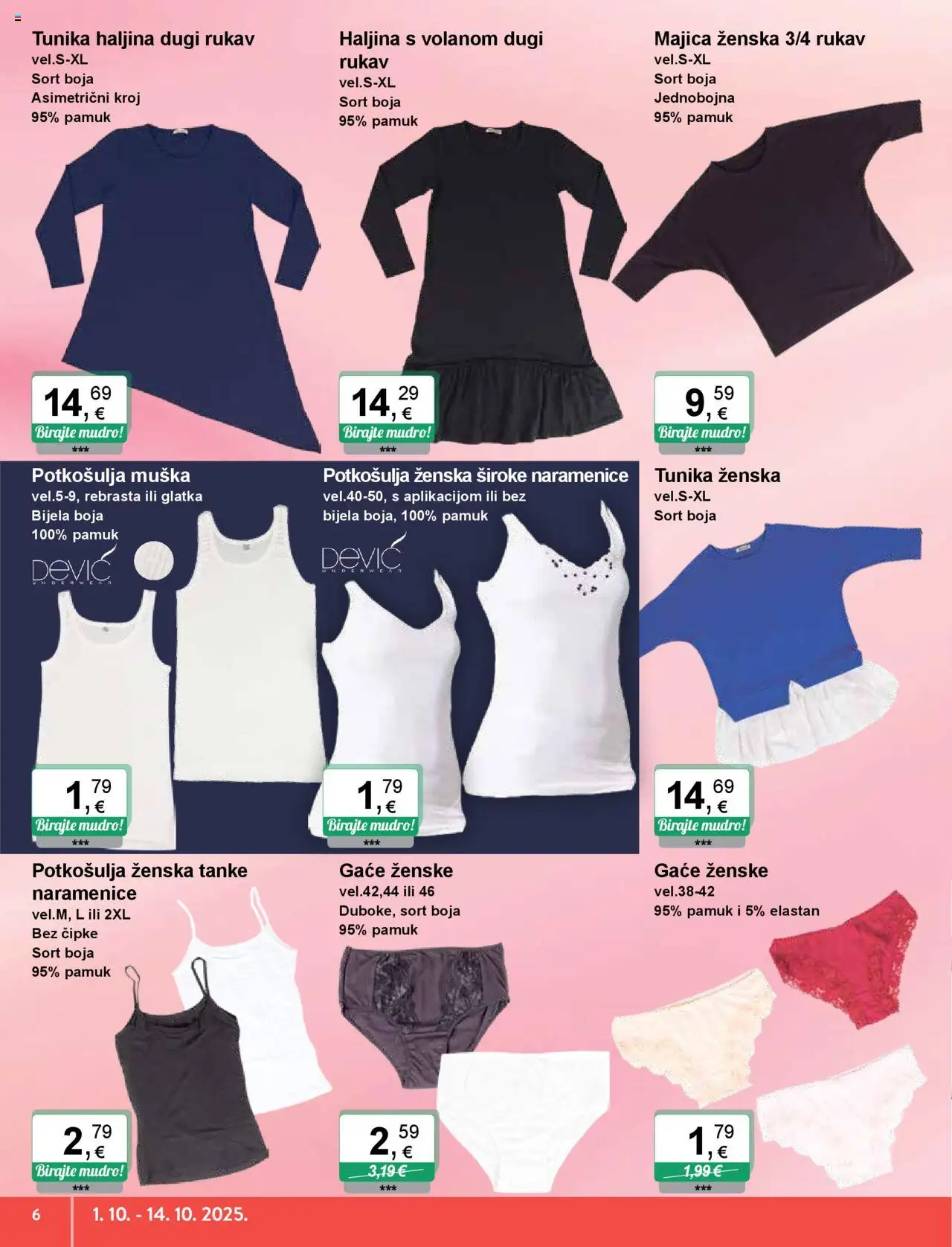 KTC katalog | vrijedi od 01.10.2025 | Stranica: 6 | Proizvodi: Majica, Haljina