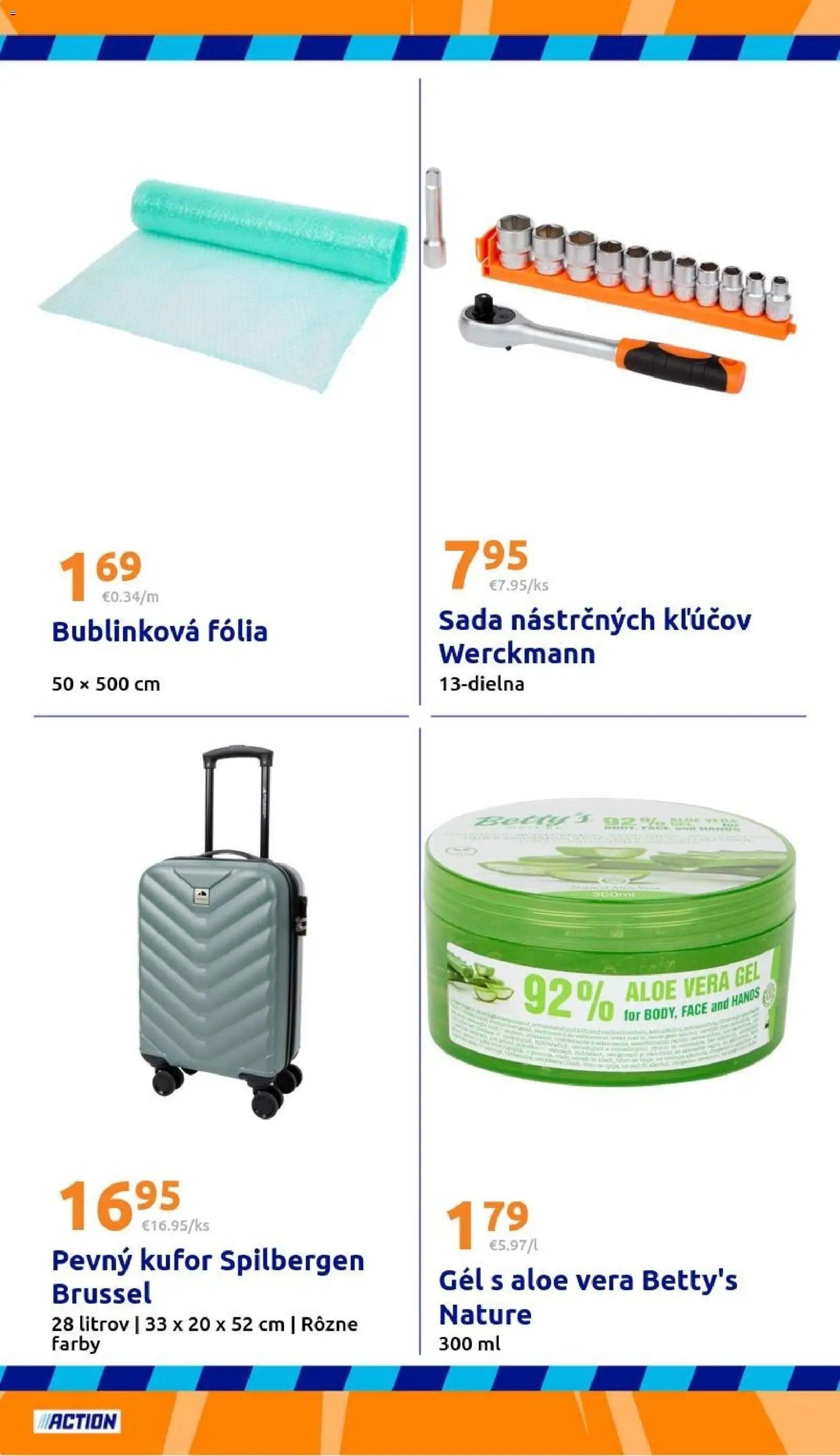 Nové Action akcie – leták je platný od 28.01.2026 | Strana: 20 | Produkty: Kufor