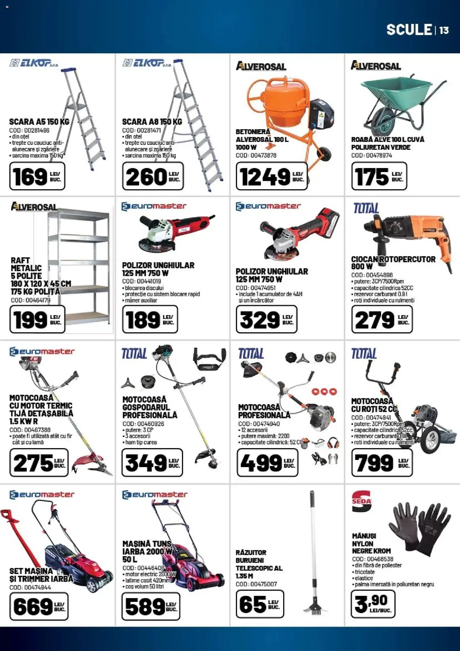 Noul catalog Ambient – valabil de la 16.04.2026 | Pagină: 13 | Produse: Curea, Coș, Raft, Roabă