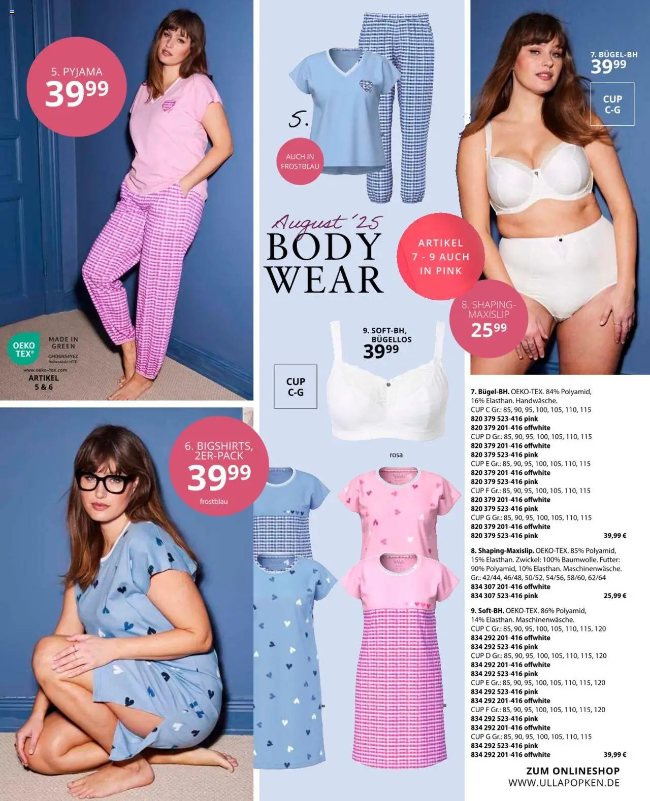 Ulla Popken Prospekt 	 - gültig ab dem 01.08.2025 | Seite: 119 | Produkte: Pyjama