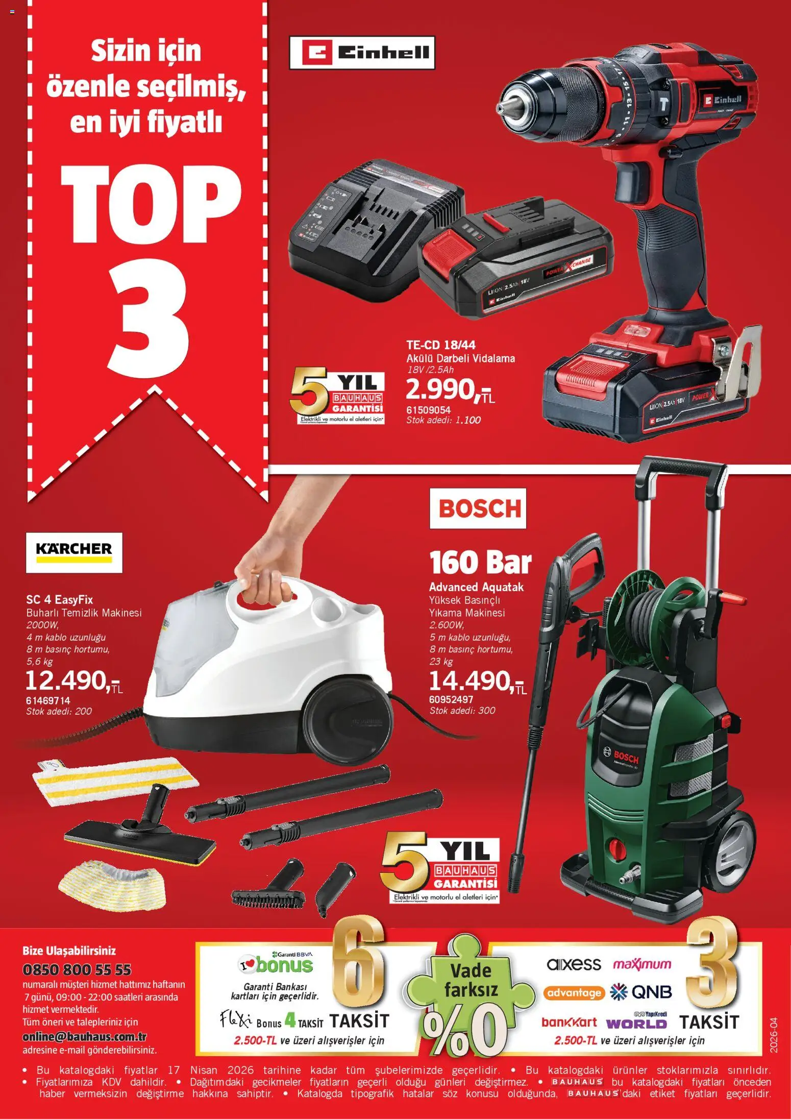 Bauhaus Katalog - 28.03.2026 tarihinden itibaren geçerlidir | Sayfa: 24 | Ürünler: Kablo