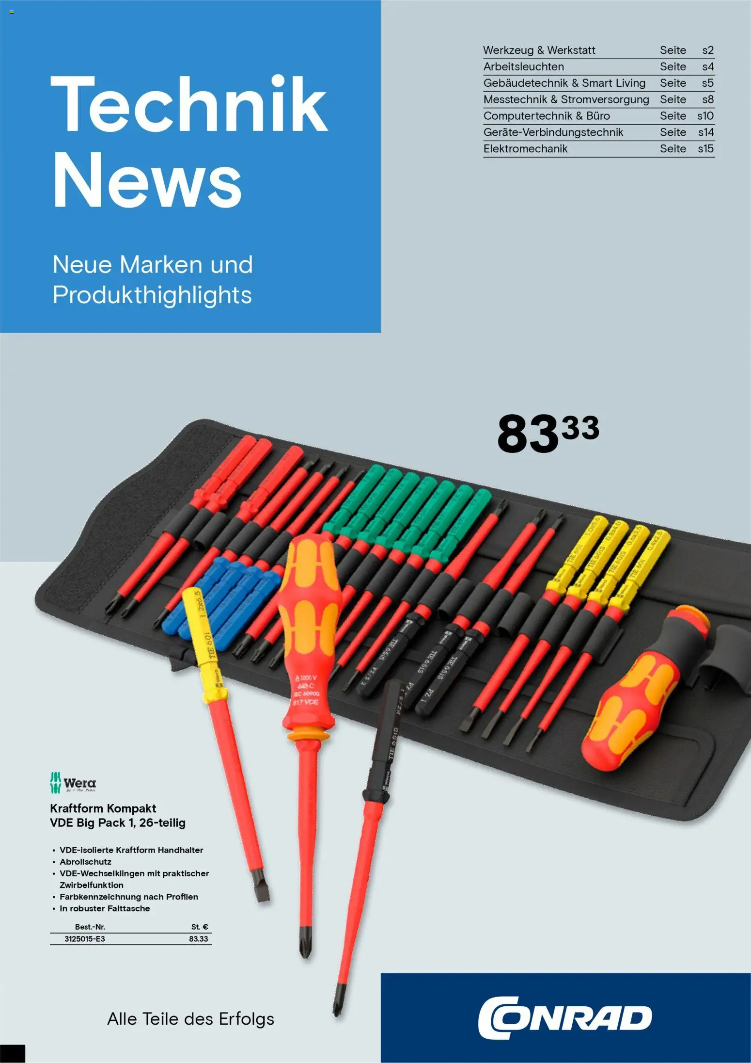 Conrad Technik News gültig ab 23.10.2025 | Seite: 1