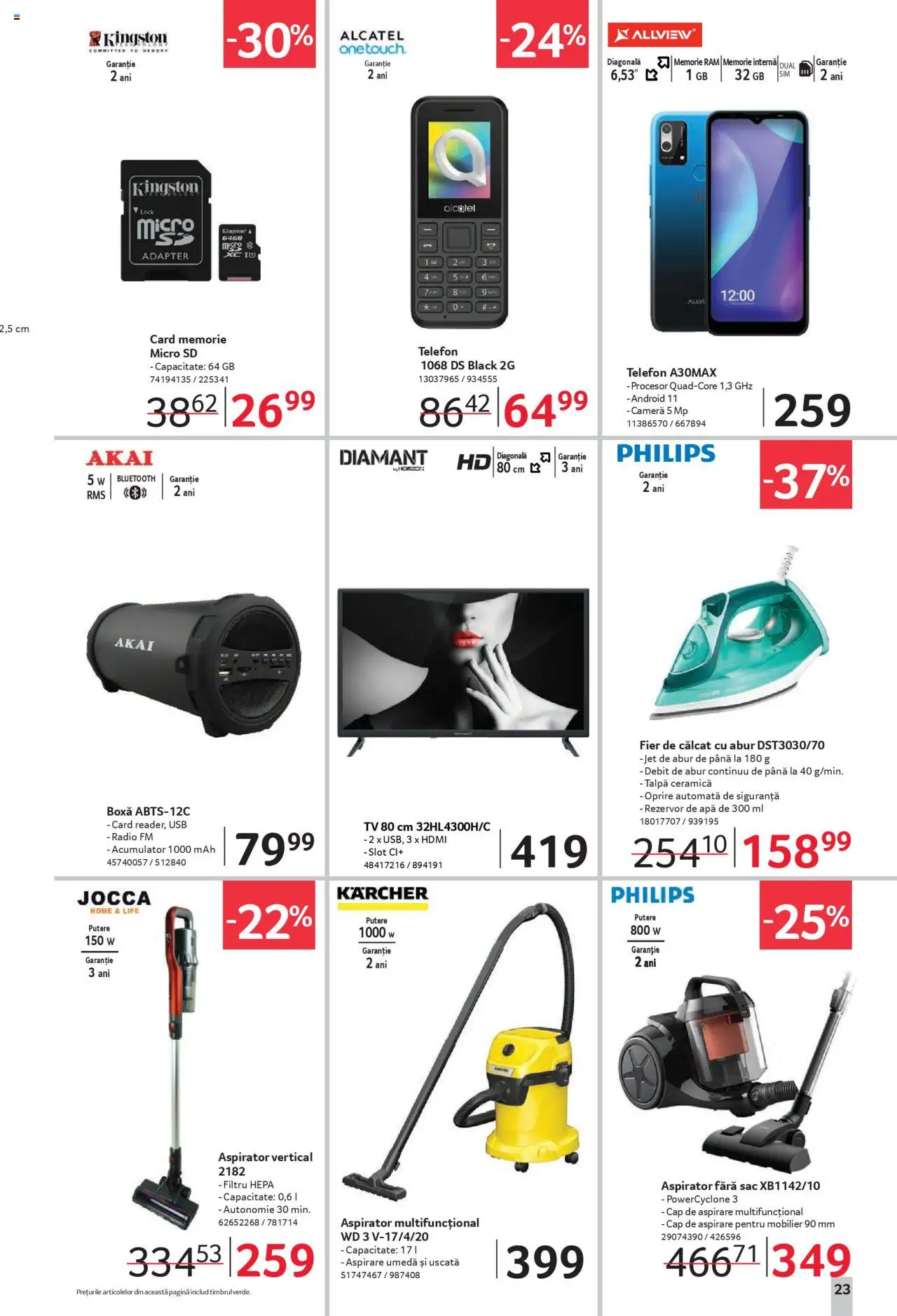 Noul catalog Selgros – valabil de la 19.09.2025 | Pagină: 23 | Produse: Enginar, Telefon, Memorie, Radio