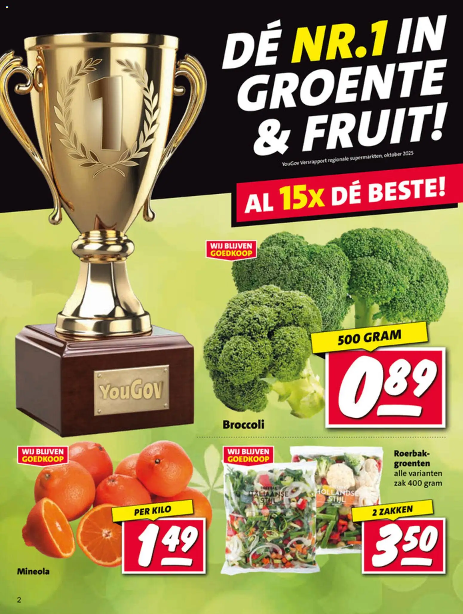 {H1} | Pagina: 2 | Producten: Broccoli, Zak, Fruit, Groenten