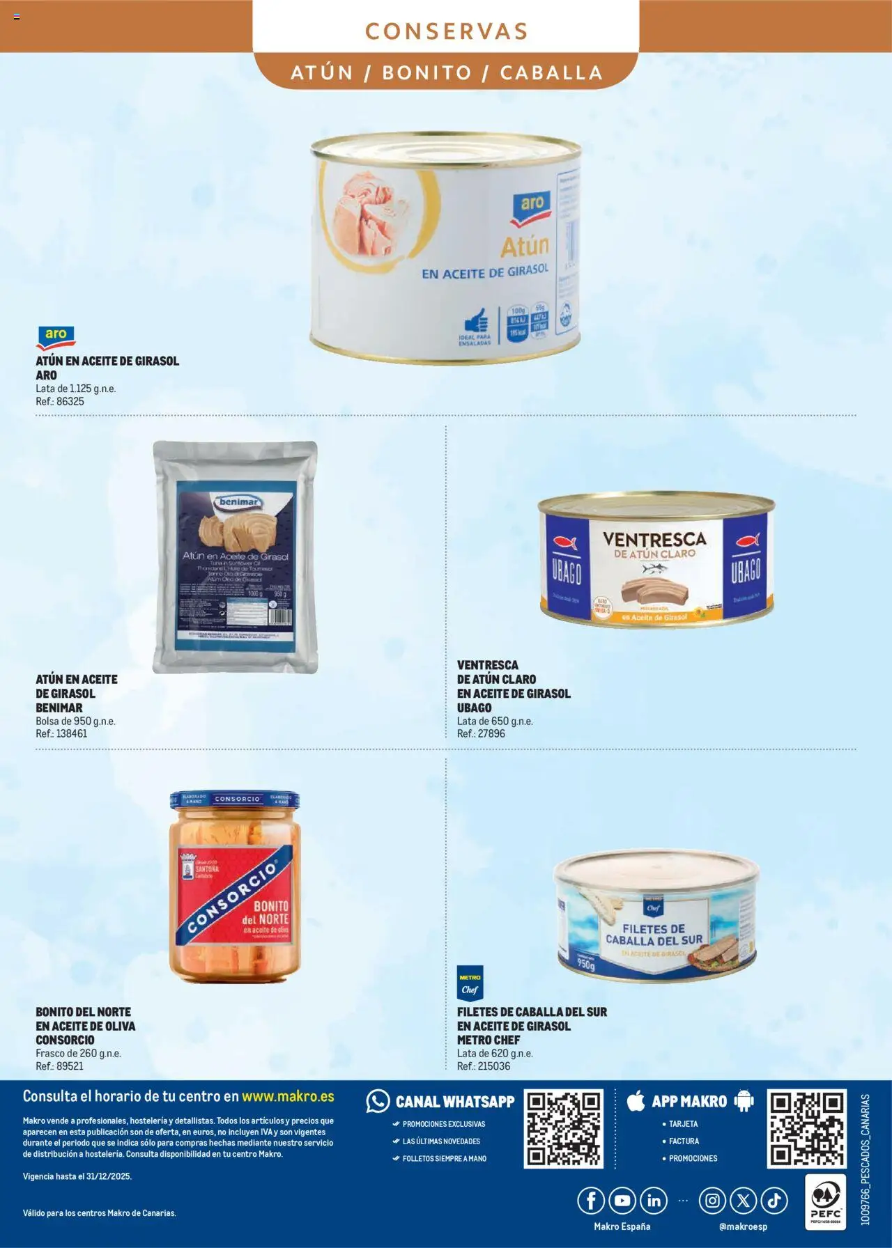 Makro - Especial Pescados Canarias │ válido desde el 11.06.2025 | Página: 20 | Productos: Aceite, Aceite de oliva, Aceite de girasol, Bolsa