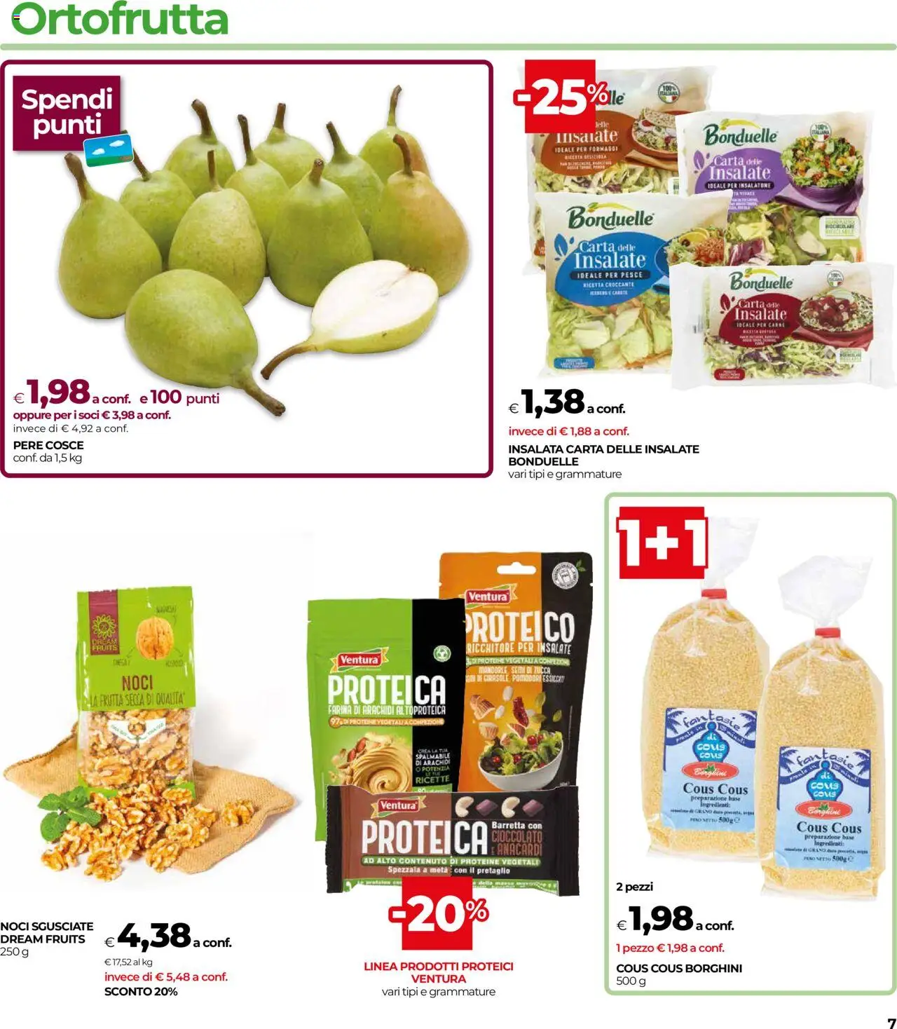 Volantino COOP del 14.08.2025 | Pagina: 7 | Prodotti: Insalata, Pomodori, Zucca, Cous cous
