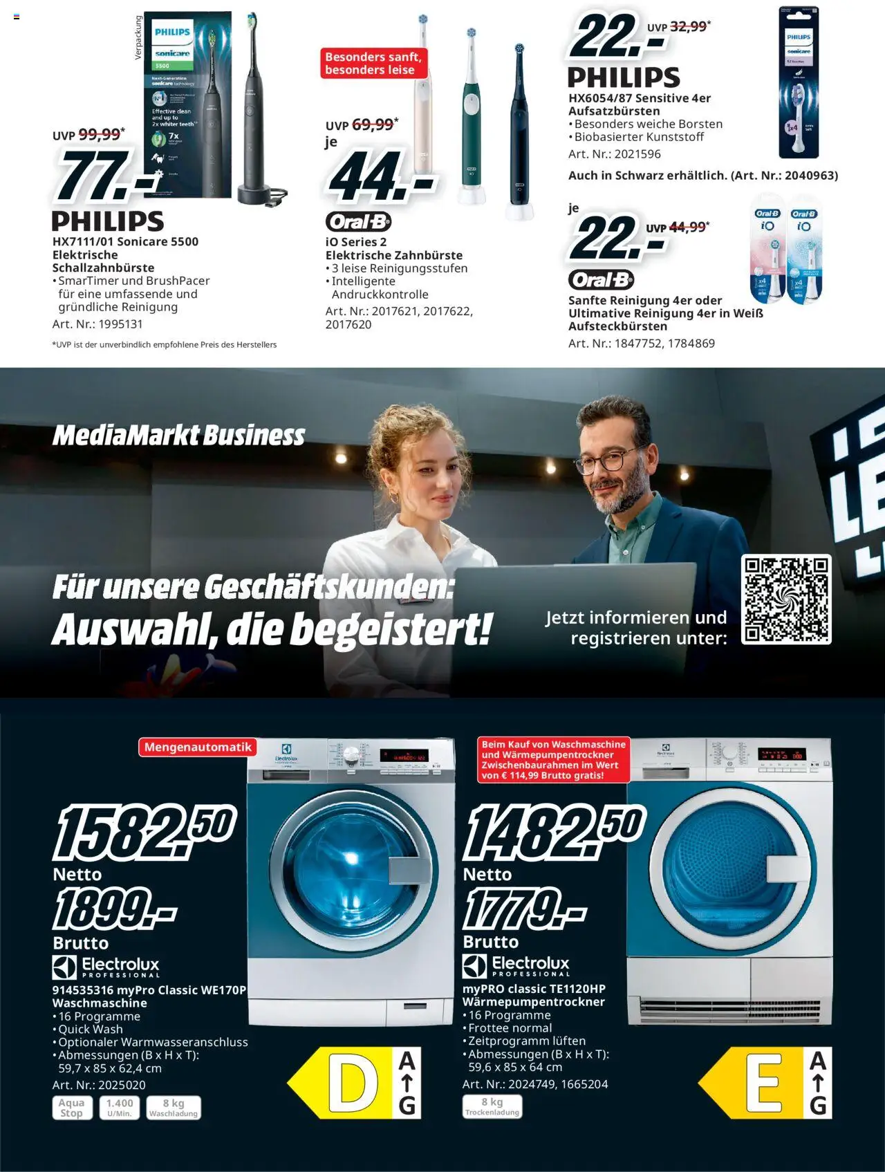Media Markt Angebote gültig ab 15.10.2025 | Seite: 19 | Produkte: Waschmaschine, Elektrische zahnbürste, Zahnbürste