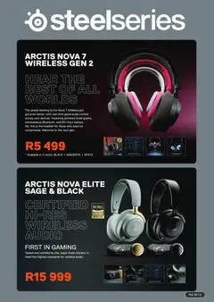 Computer Mania specials catalogue – valid from 01.02.2026 | Page: 3 | Products: Headset, Audio, Battery