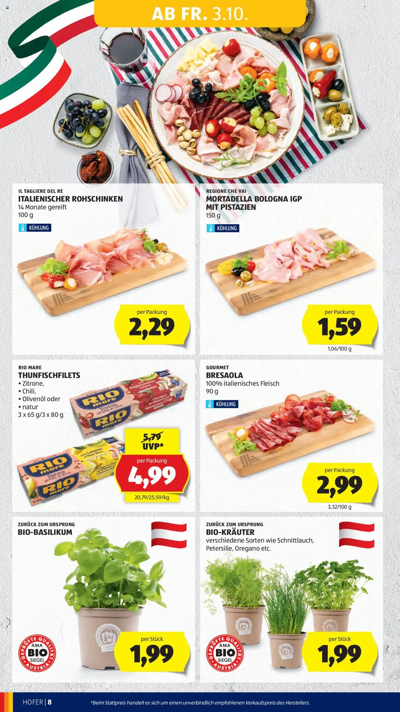 Hofer Flugblatt gültig ab 03.10.2025 | Seite: 10 | Produkte: Chili