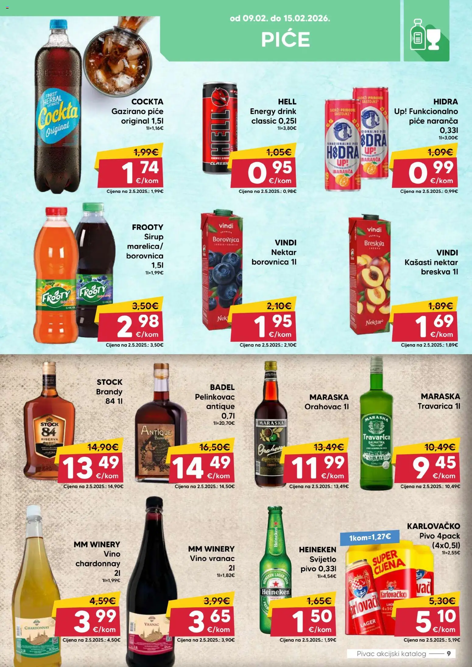 Pivac katalog | vrijedi od 09.02.2026 | Stranica: 9