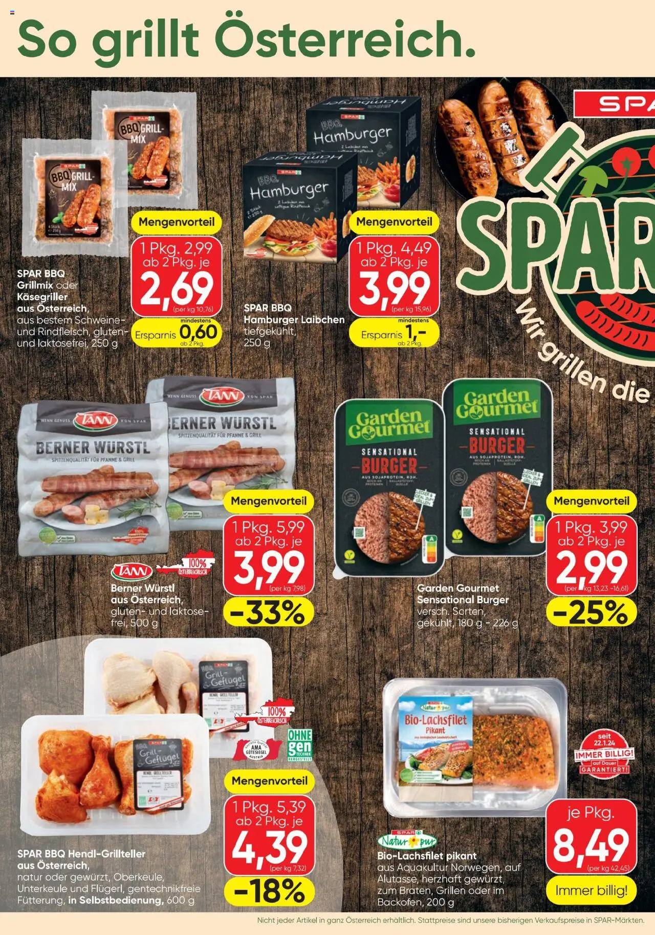 Spar Wir grillen die Preise gültig ab 24.07.2025 | Seite: 2 | Produkte: Grill