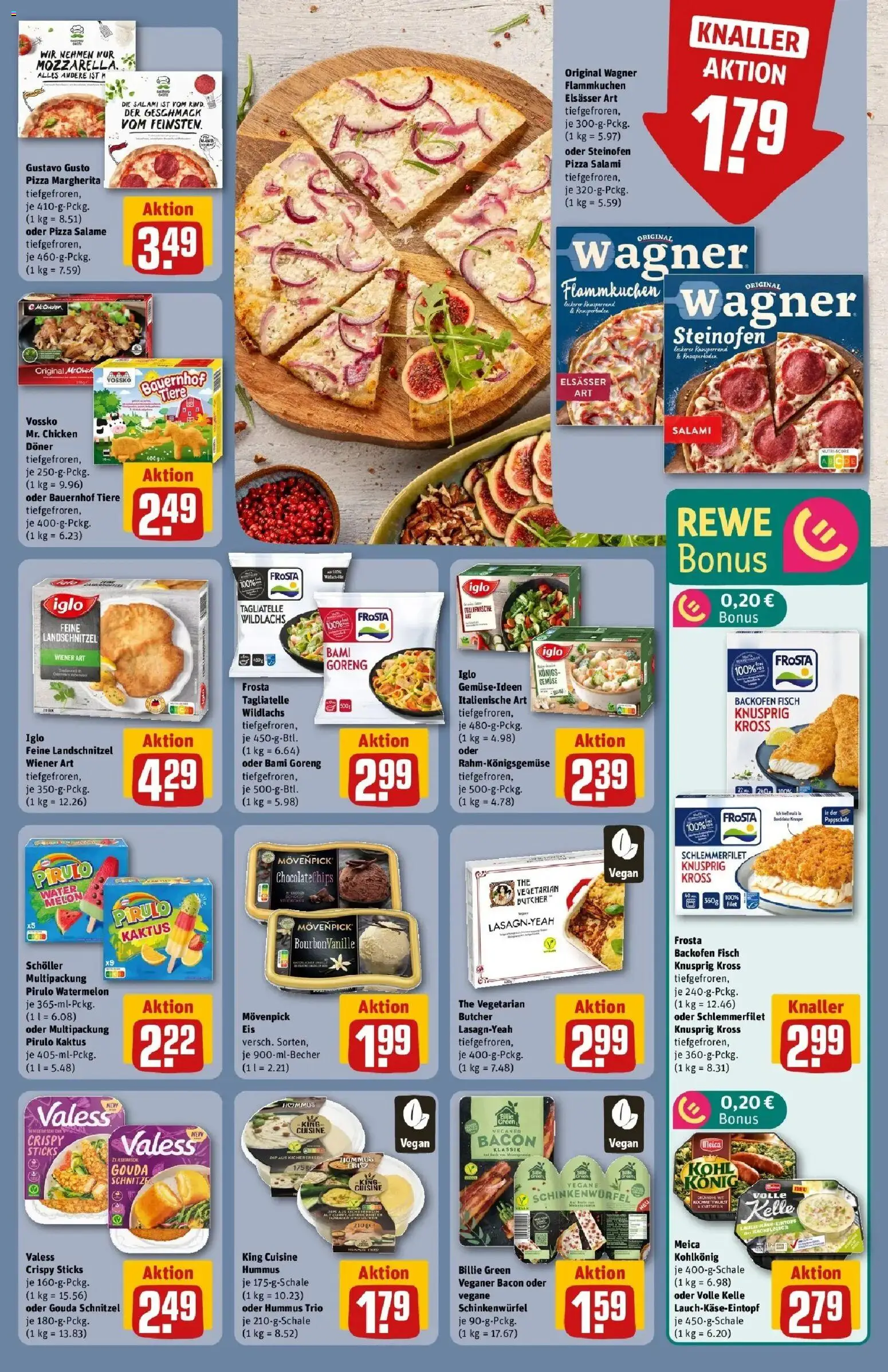 Rewe prospekt Bad Zwischenahn	 – gültig ab 22.02.2026 | Seite: 17 | Produkte: Gustavo gusto, Meica, Frosta, Salami