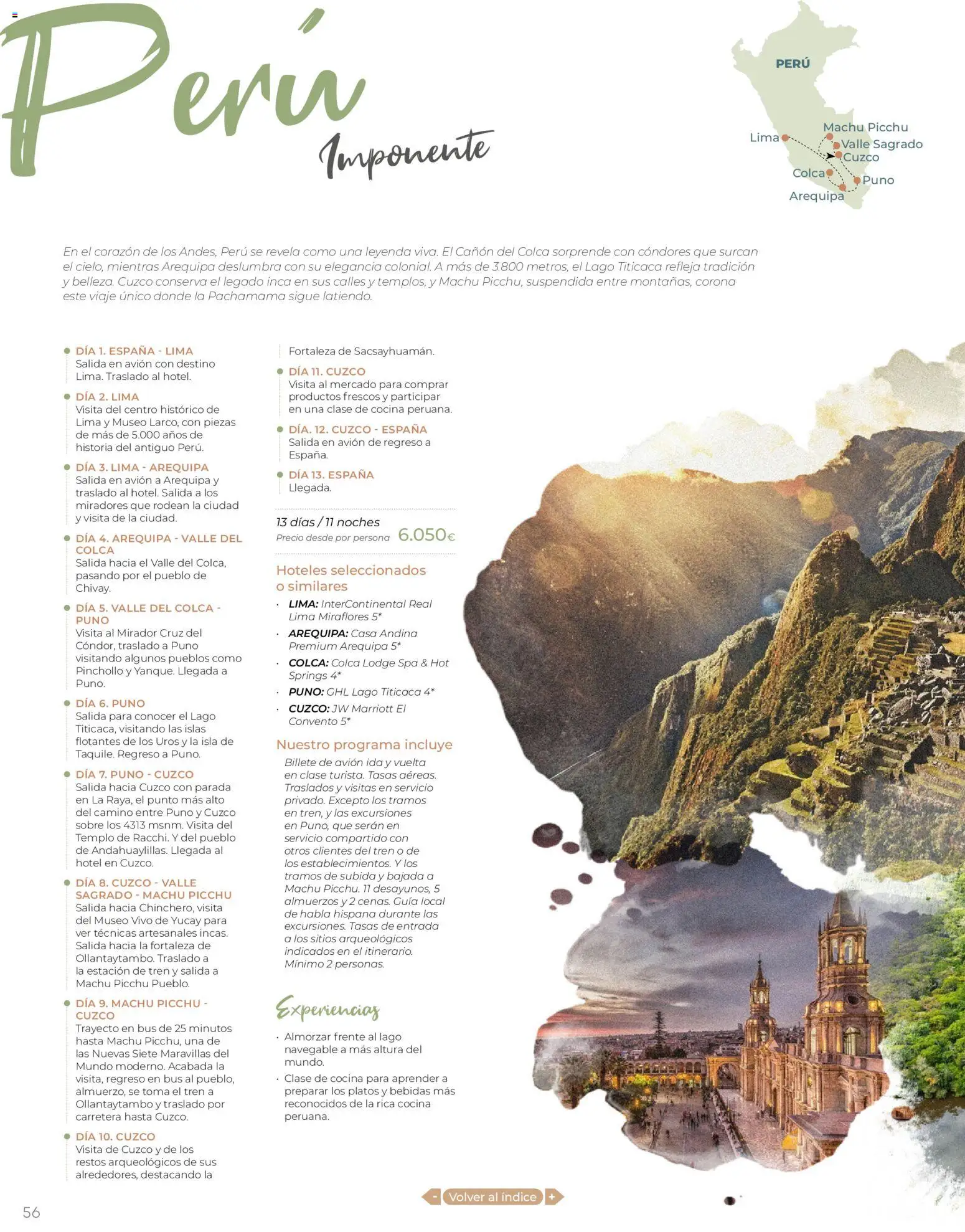 Viajes El Corte Inglés - Catálogo Tourmundial Premium │ válido desde el 01.01.2026 | Página: 58 | Productos: Lima, Cocina