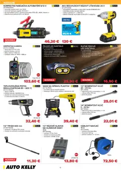 Auto Kelly leták platný od 28.10.2025 | Strana: 12 | Produkty: Svietidlá, Náradie, Nabíjačka, Aku
