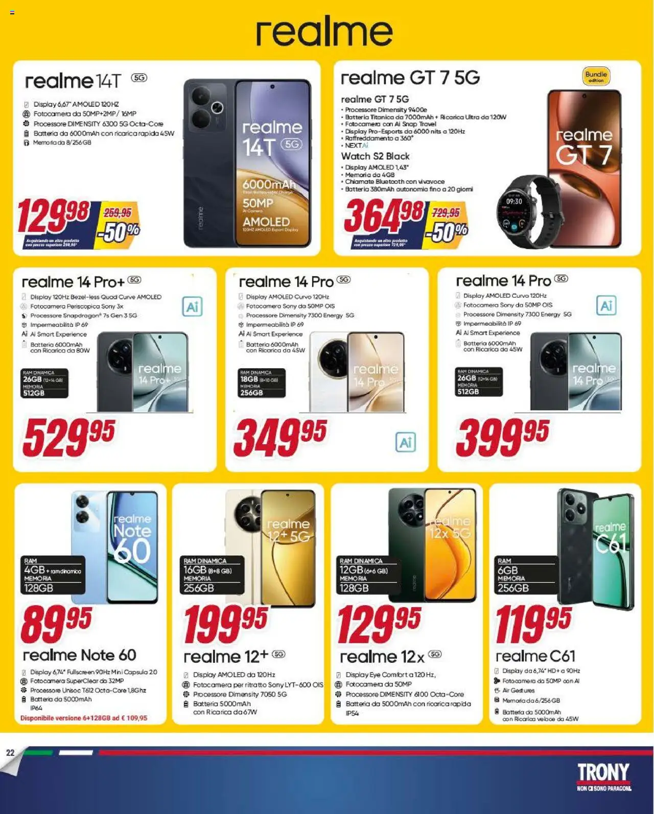 Volantino Trony del 22.05.2025 | Pagina: 22 | Prodotti: Fotocamera, Batteria