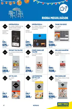 Metro - Sirha magazin 2026/02 - amely érvényes a következő dátumtól: 01.02.2026 | Oldal: 47 | Termékek: Tejcsokoládé, Csokoládé, Kakaópor, Keksz