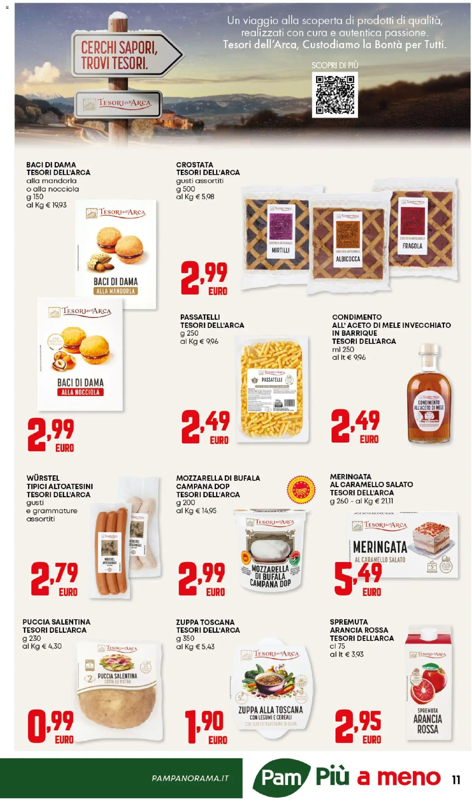 Volantino Panorama del 12.02.2026 | Pagina: 11 | Prodotti: Mozzarella, Olio, Wurstel, Mirtilli