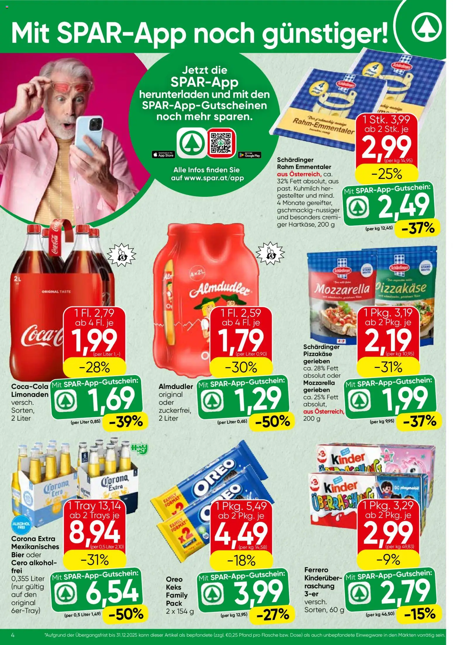 Spar Flugblatt - Wien gültig ab 20.11.2025 | Seite: 4 | Produkte: Bier