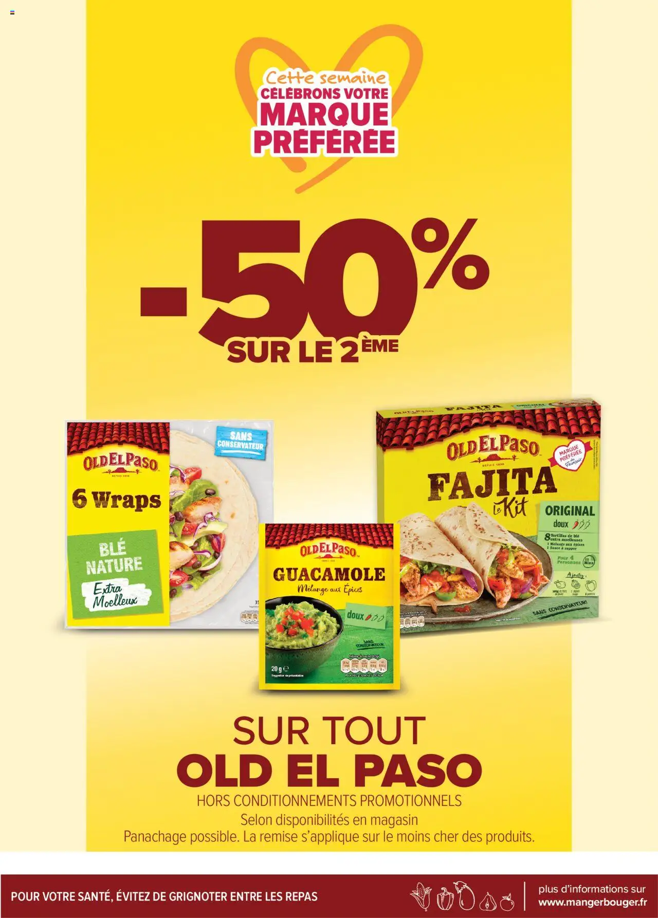 {H1} | Page: 13 | Produits: Tortillas, Guacamole