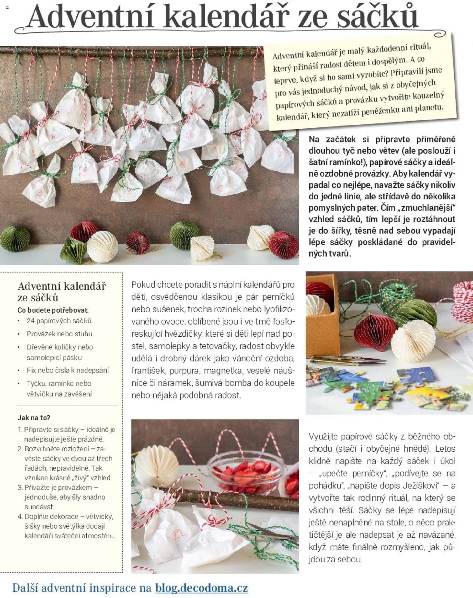 Decodoma katalog Advent 2025 od 24.11.2025 | Strana: 10 | Produkty: Kalendář, Světýlka, Samolepky, Sáček