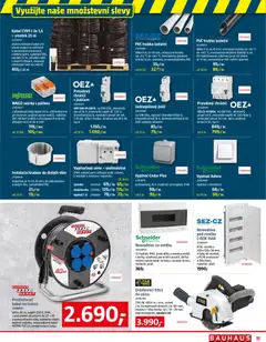 Náhled letáku Bauhaus leták od 06.02.2026 | Strana: 11 | Produkty: Drážkovací fréza, Kabel, Vypínač, Čedar
