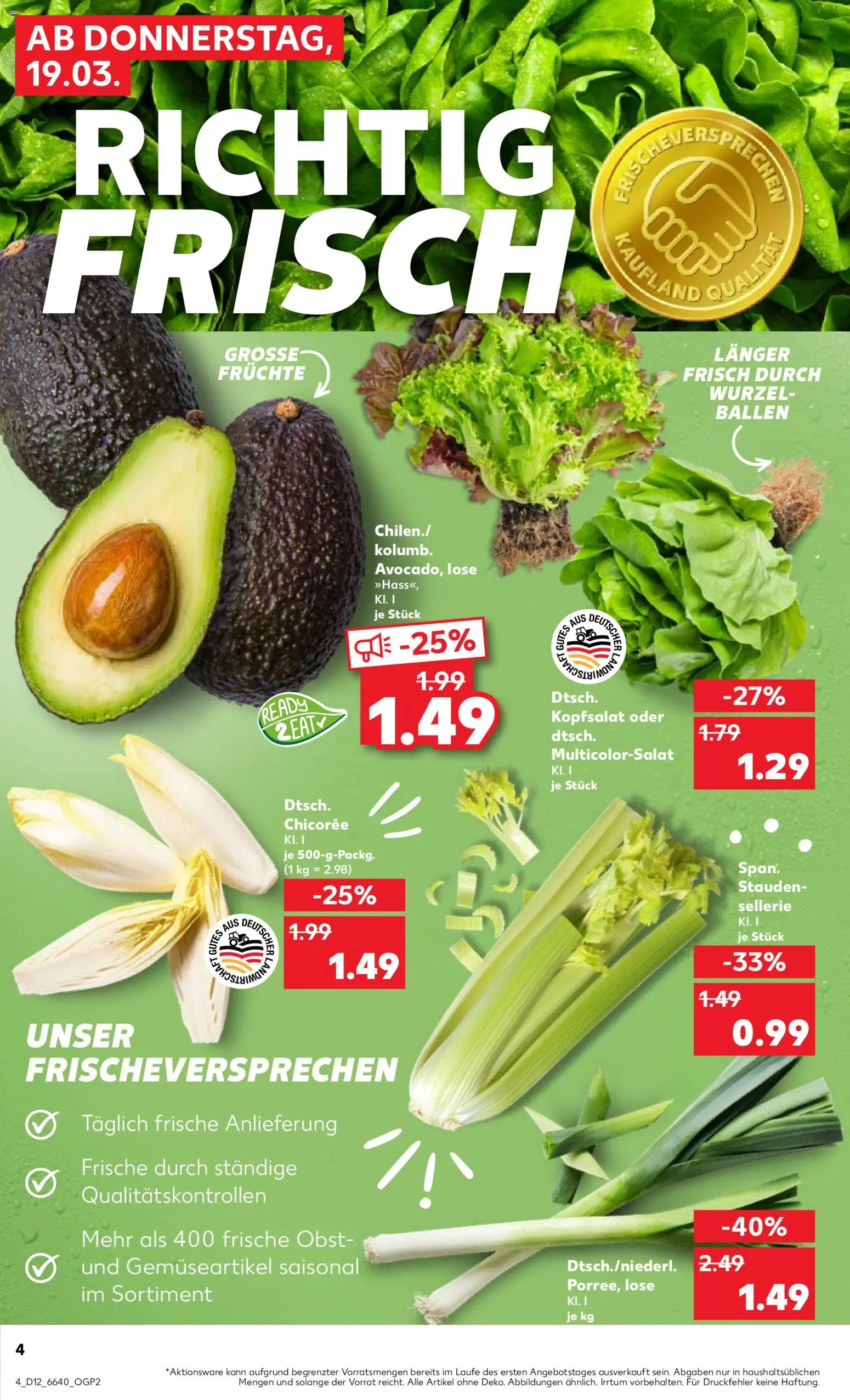 Kaufland Prospekt Stuttgart	 – gültig ab 19.03.2026 | Seite: 4 | Produkte: Avocado, Obst