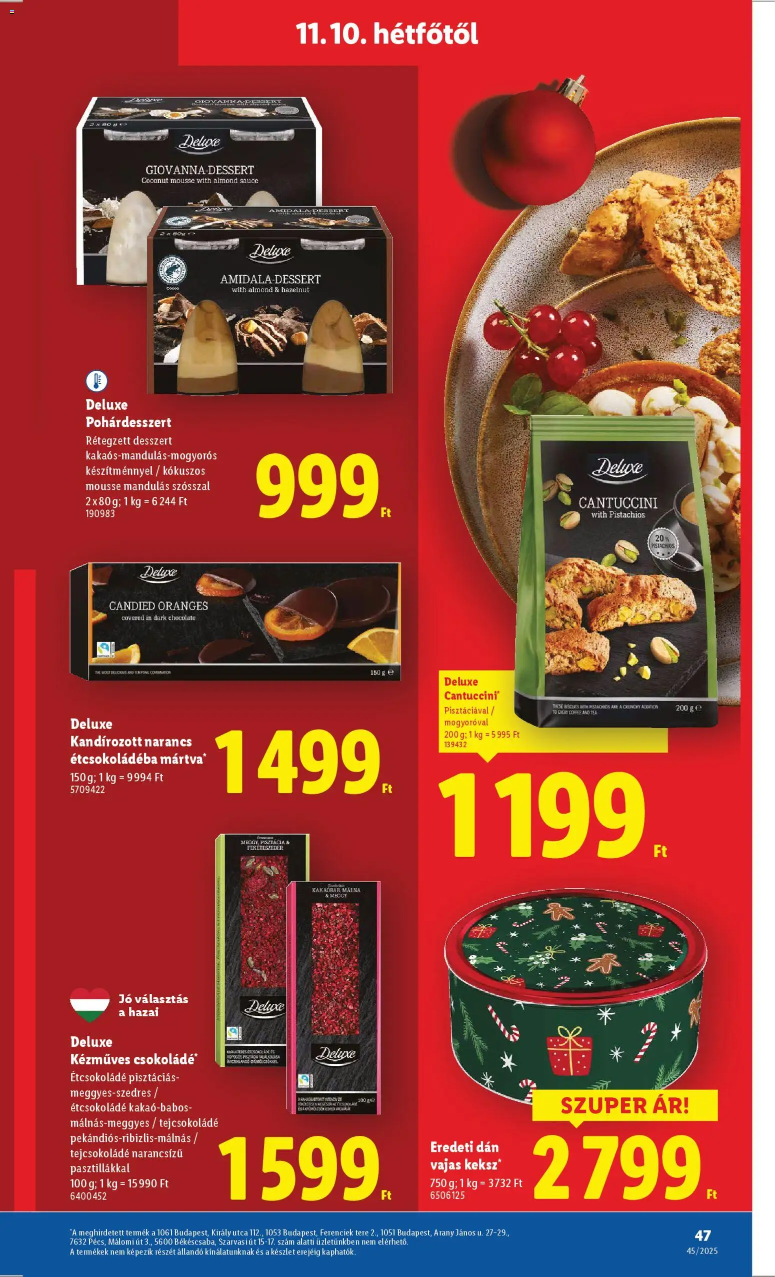 Lidl akciós ujság - amely érvényes a következő dátumtól: 06.11.2025 | Oldal: 47