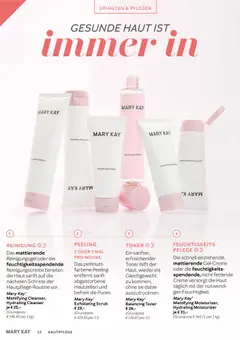 Mary Kay Katalog ab 15.04.2026 gültig | Seite: 12 | Produkte: Toner, Creme, Peeling