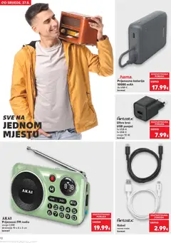 Kaufland katalog | vrijedi od 27.08.2025 | Stranica: 10 | Proizvodi: Baterija, Audio, Kabel, USB
