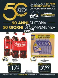 Anteprima del volantino SuperConveniente volantino 50 Anni valido a partire dal 23.04.2026