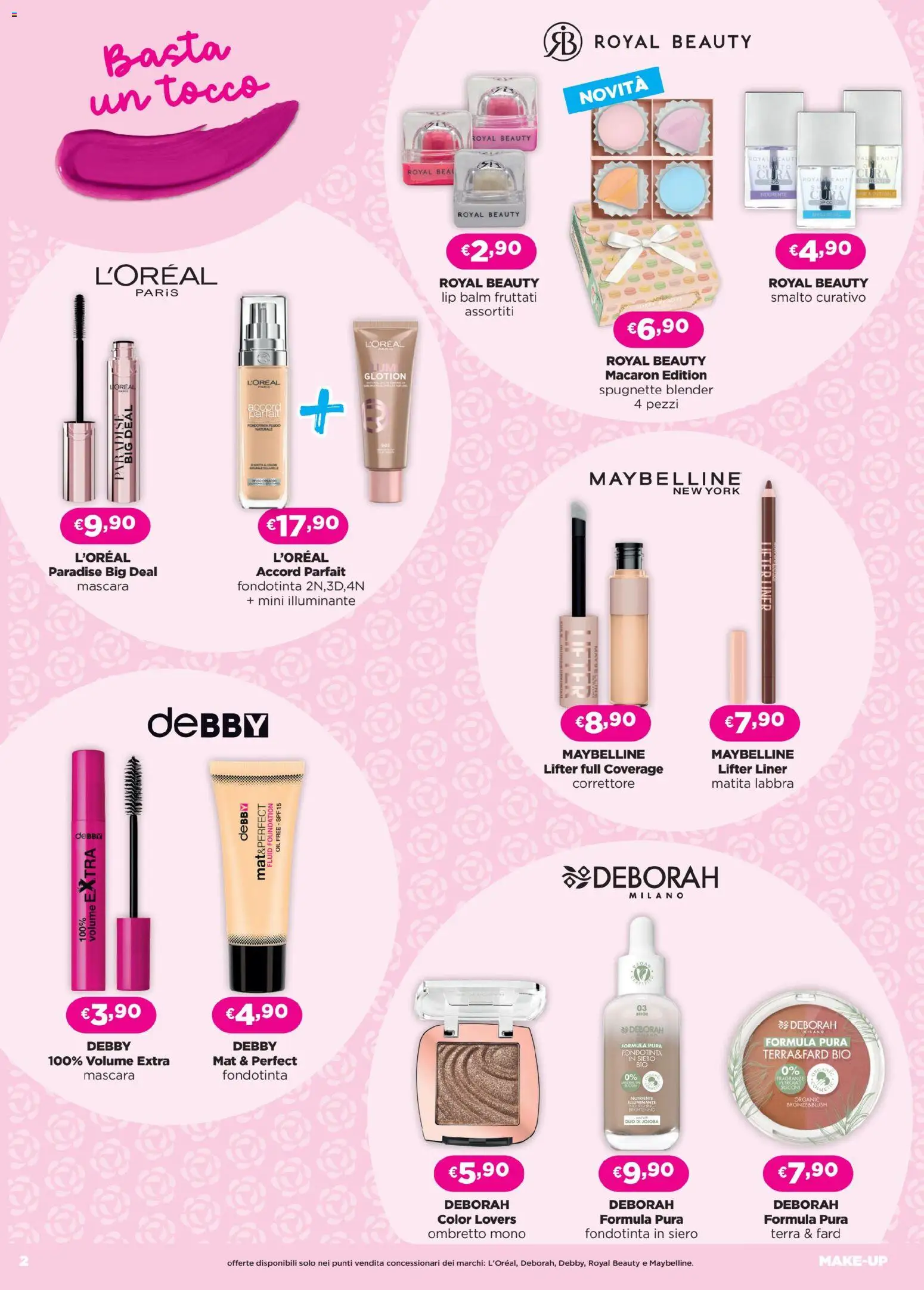 Volantino La Saponeria del 18.03.2026 | Pagina: 2 | Prodotti: Illuminante, Mascara, Ombretto, Terra