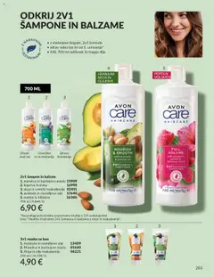Avon katalog │ velja od 01.09.2025 | Stran: 203 | Izdelki: Sampon, Maska, Maslo, Olje