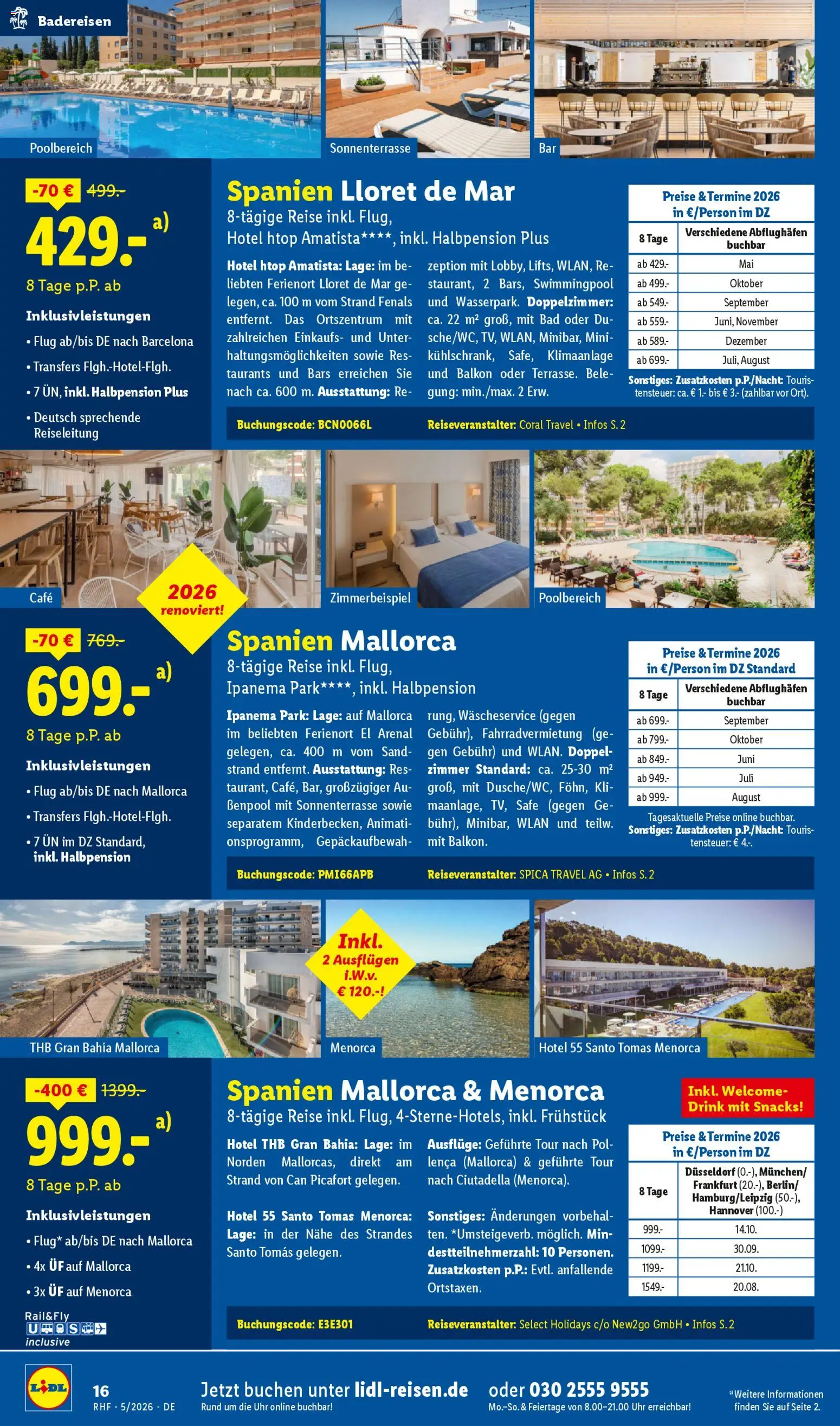 Lidl Reisen Prospekt 	 – gültig ab 29.04.2026 | Seite: 16 | Produkte: Klimaanlage, Coral, Bad