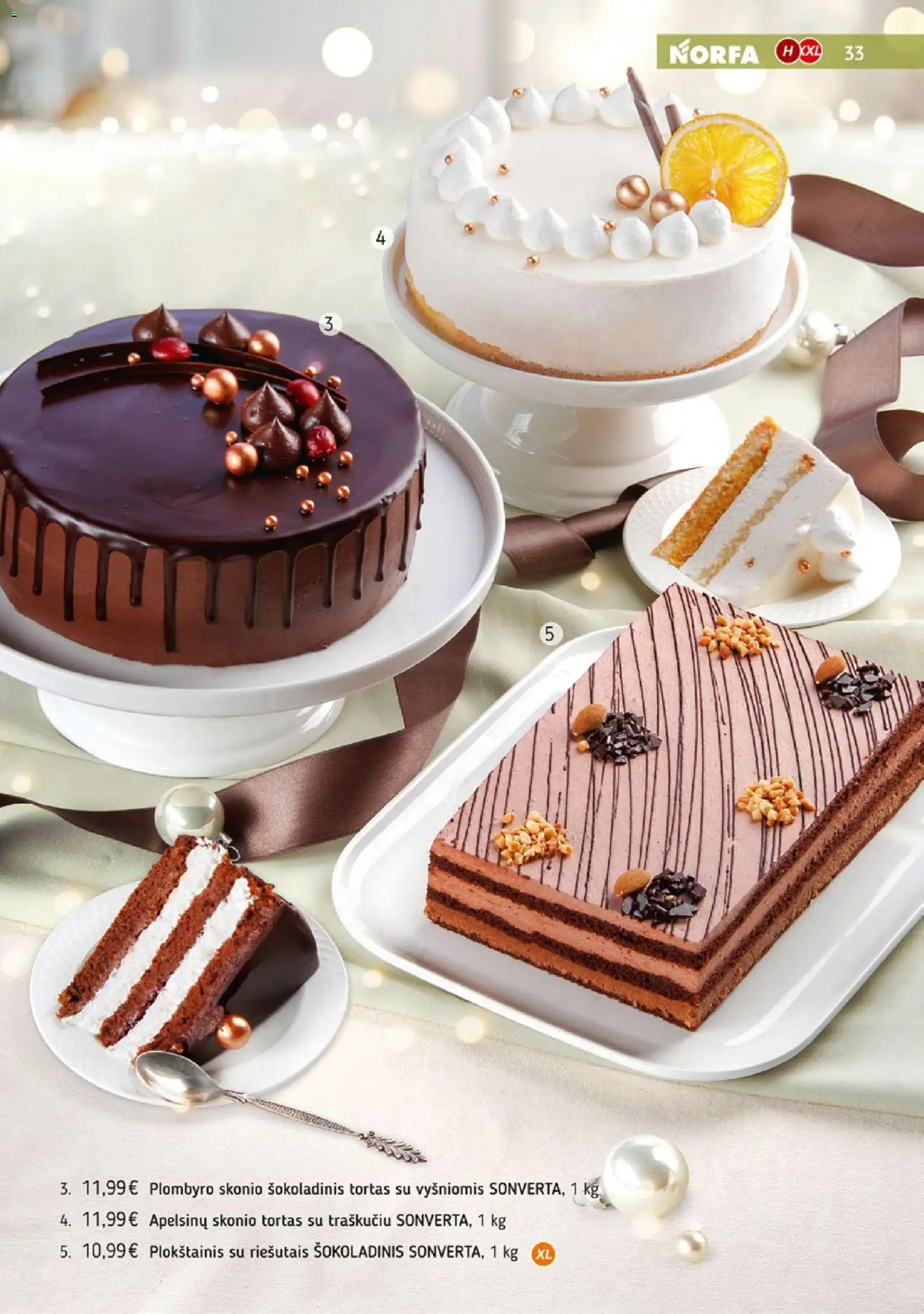 NORFA akcijos nuo 09.12.2025 | Puslapis: 33 | Prekių: Tortas, Plokštainis