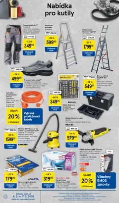 Náhled letáku Box na nářadí Stuff SP 26*, 26", 595 x 337 x 316 mm, ergonomická rukojeť, hliníkové uzavírací klipy od 04.02.2026 | Strana: 22