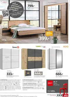 XXXLutz Schlafzimmer mit Akzenten ab 21.10.2025 gültig | Seite: 5