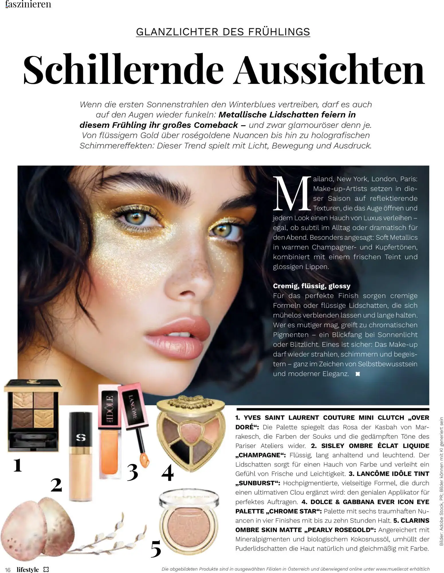 Müller Magazine Lifestyle 2/26 gültig ab 01.03.2026 | Seite: 16 | Produkte: Lidschatten