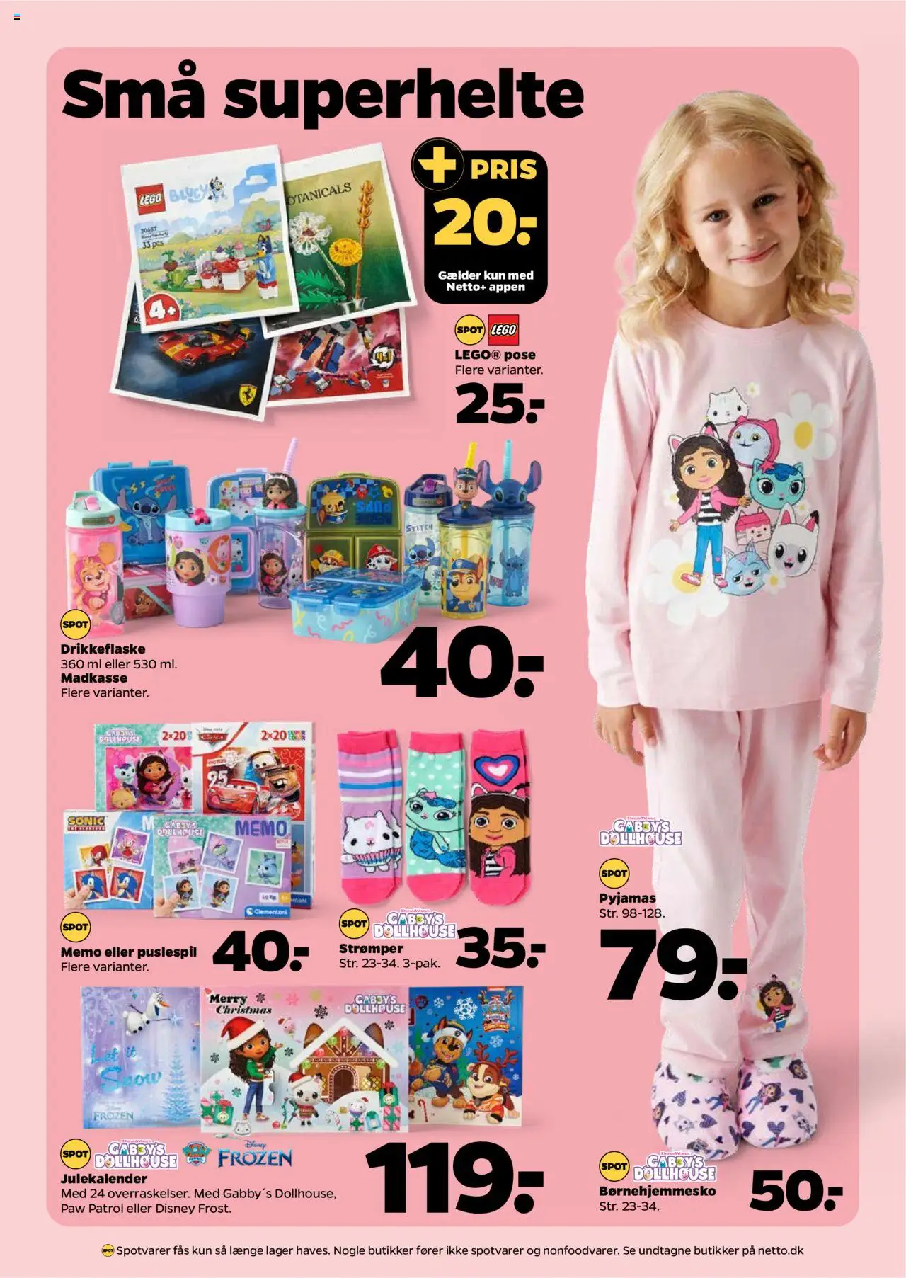 Netto tilbudsavis – gyldig fra 11.10.2025 | Side: 30 | Produkter: Pyjamas, Strømper