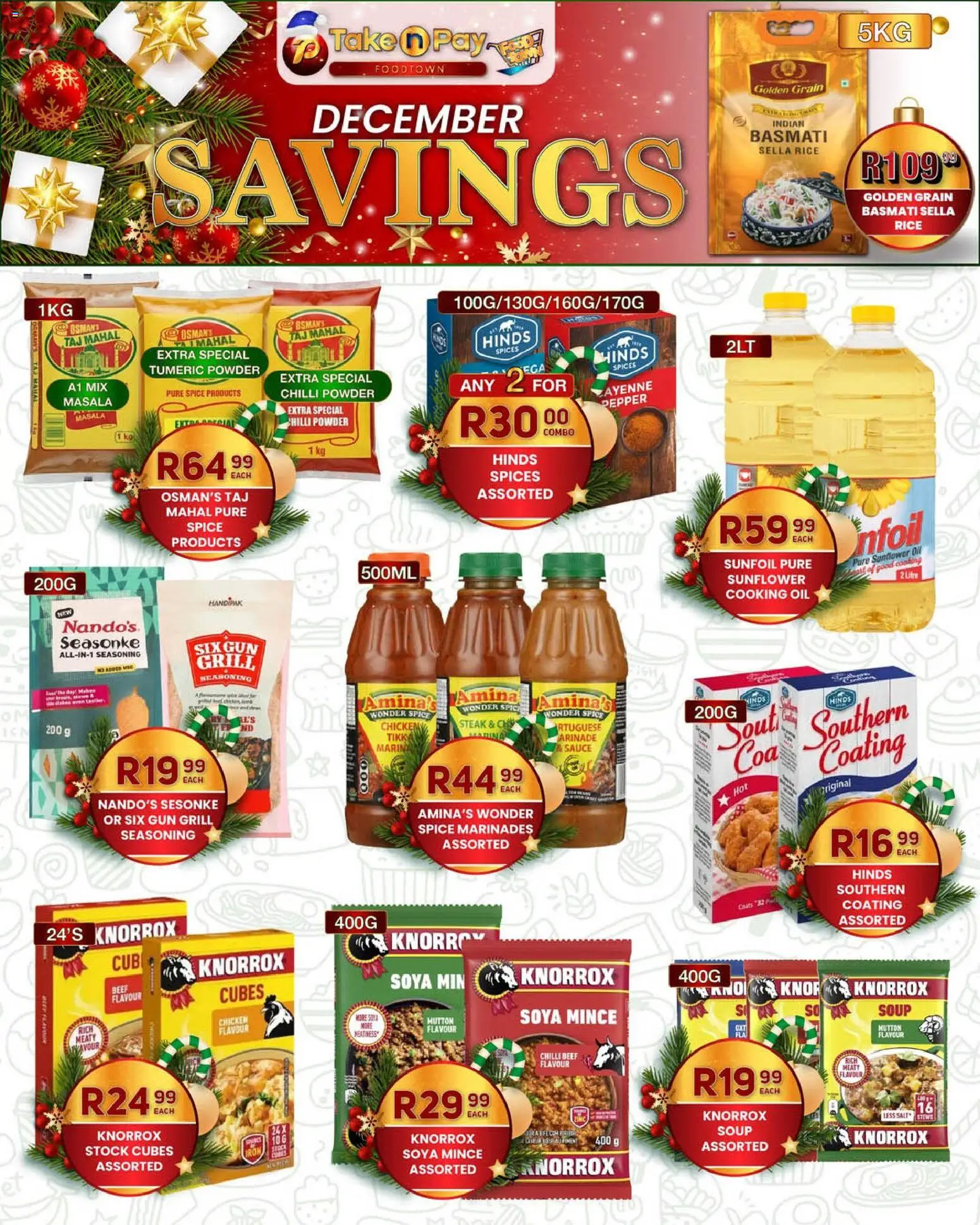New Take n Pay catalogue – valid from 08.12.2025 | Page: 5 | Products: Steak, Beef, Salt, Pepper