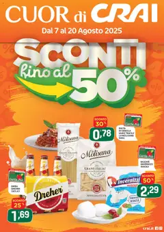 Anteprima del volantino CRAI Cuor di Crai catalogo valido a partire dal 07.08.2025